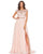 Mac Duggal Prom Long Chiffon Beaded Dress 67798 - The Dress Outlet