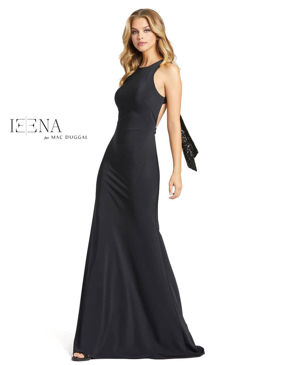 Prom Long Fitted Halter Formal Gown Halter Neckline Mac Duggal 26262