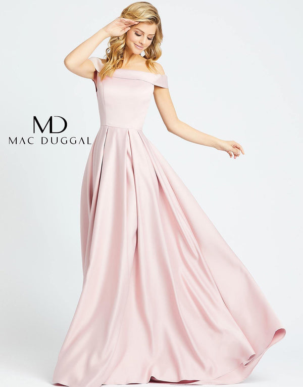 Blush Mac Duggal 25669 Prom Long Formal Off Shoulder Gown for $219.99 ...