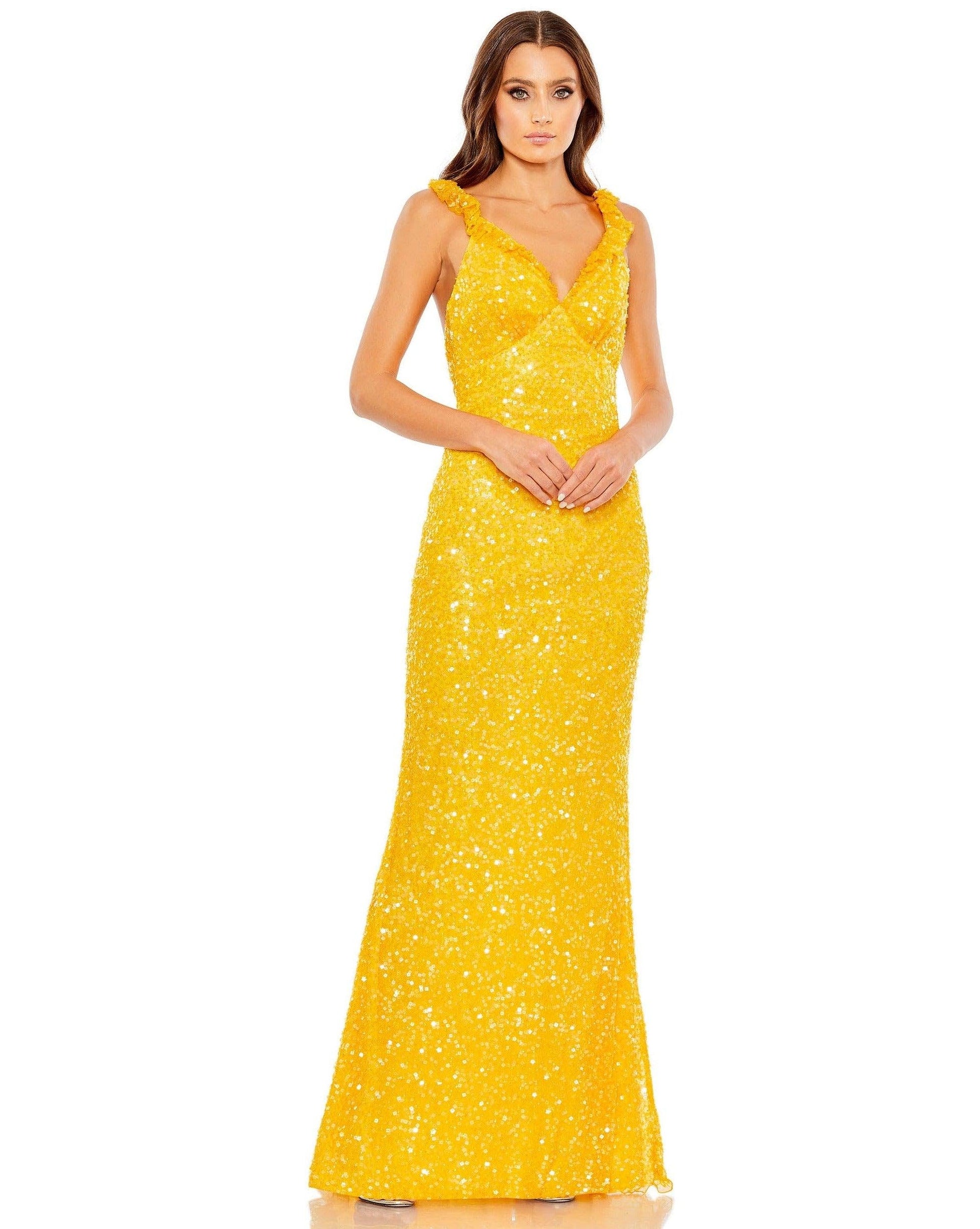 Mac Duggal 5674 Prom Long Formal Trumpet Dress