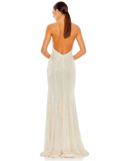 Mac Duggal Prom Long Halter Formal Dress 26943 - The Dress Outlet