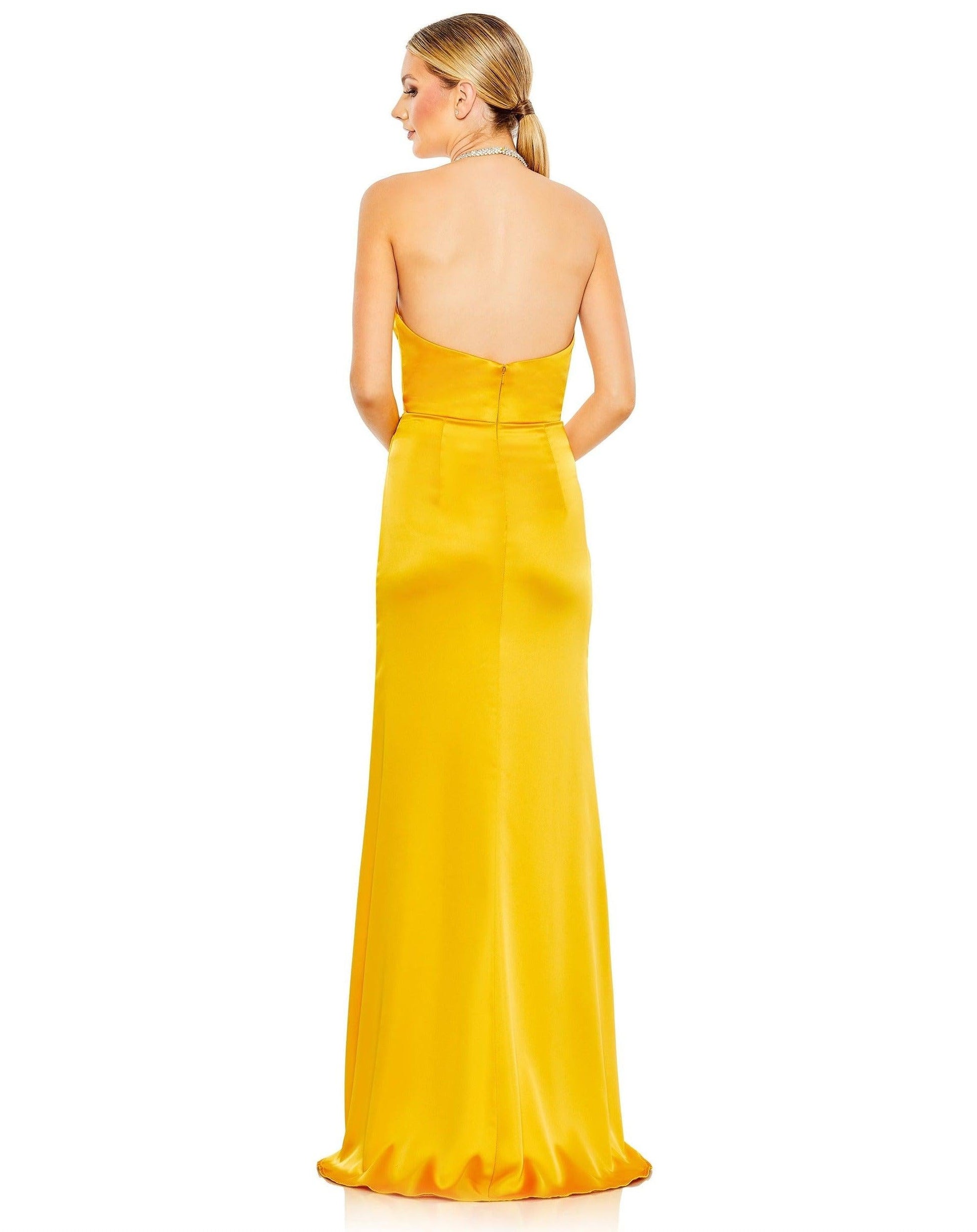 Mac Duggal 26894 Prom Long Halter Sexy Prom Gown