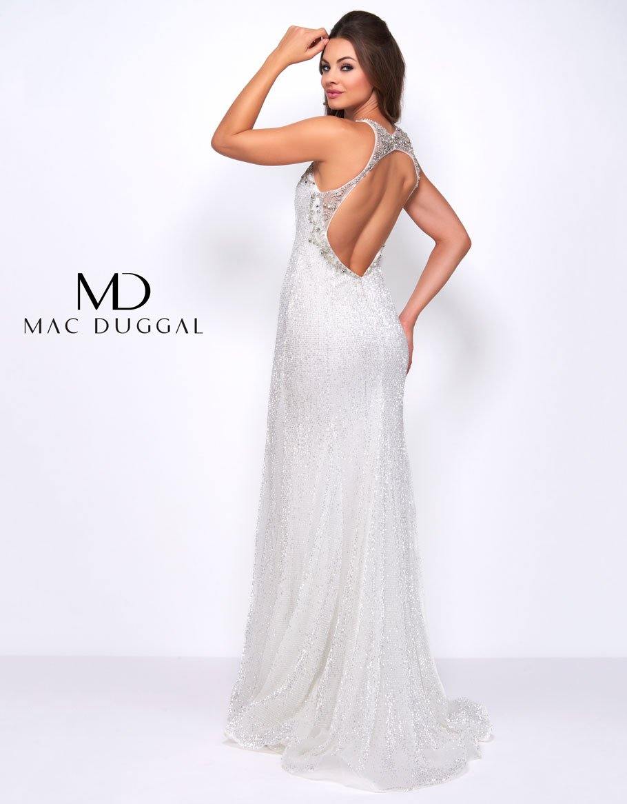 Mac Duggal 77571 Prom Long Halter Trumpet Dress
