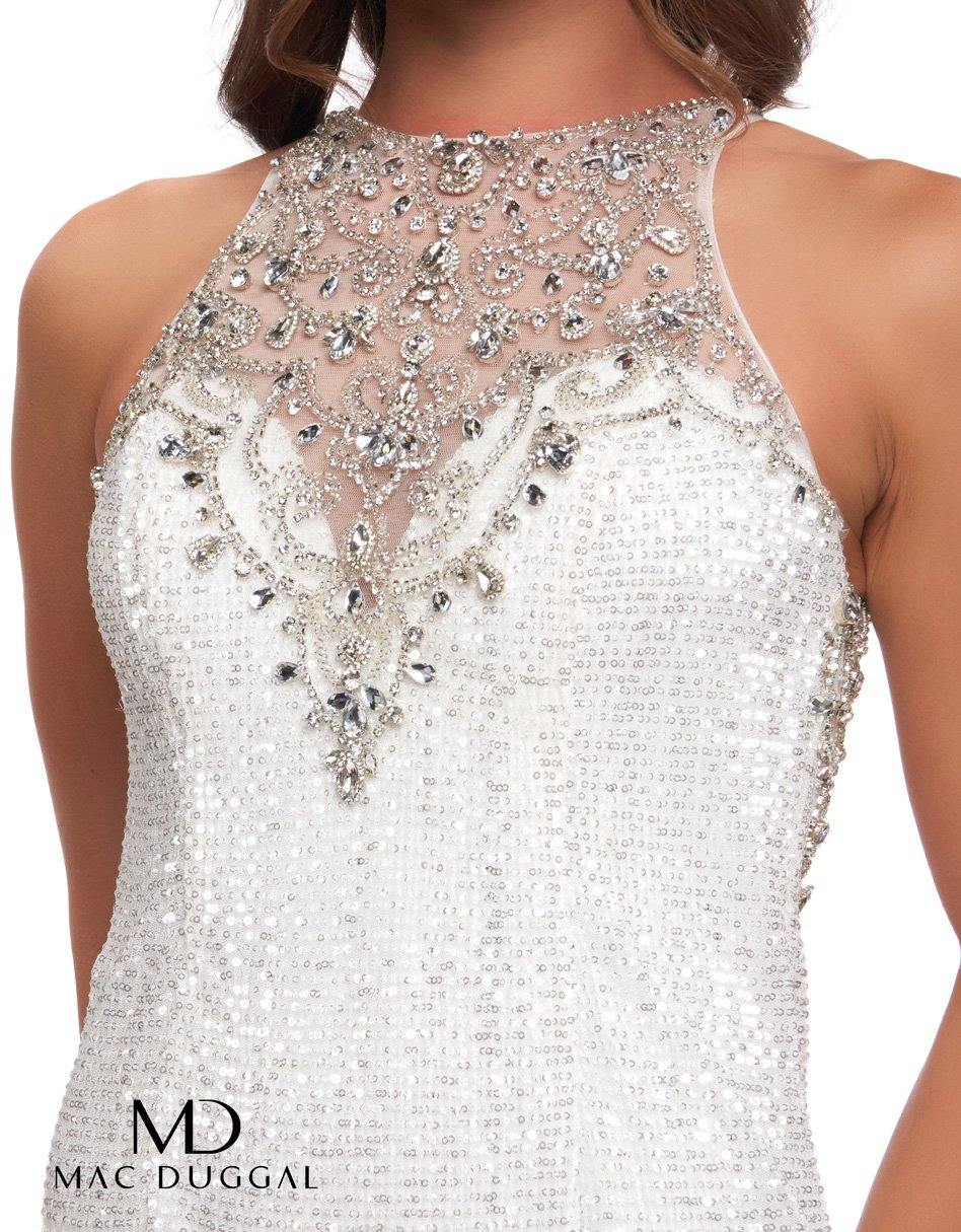 Mac Duggal 77571 Prom Long Halter Trumpet Dress