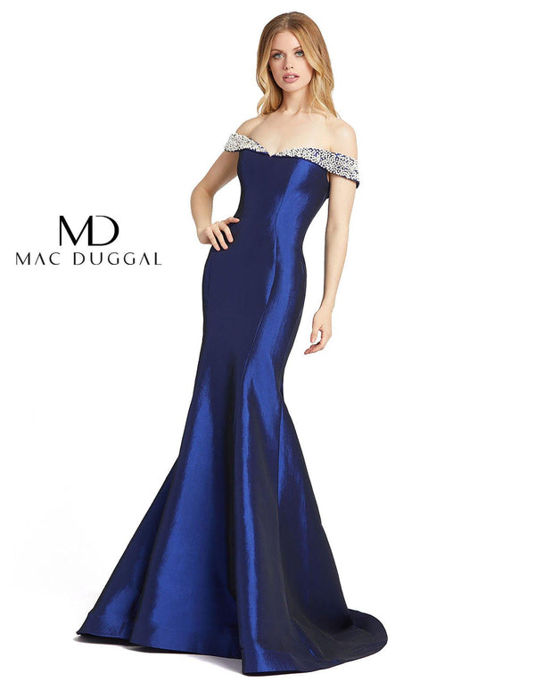 Prom Long Mermaid Evening Gown Mermaid Silhouette Mac Duggal 66900