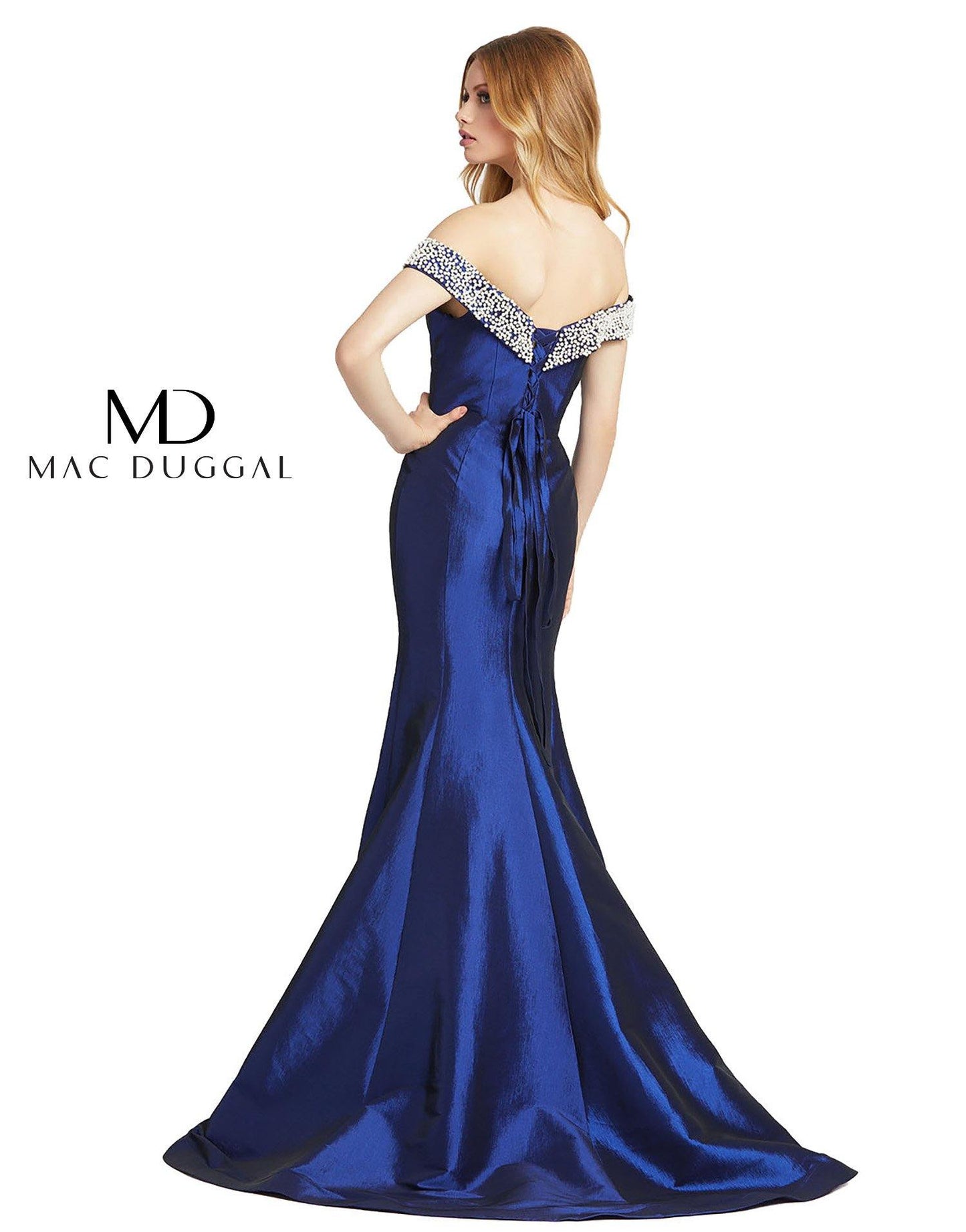 Mac Duggal Prom Long Mermaid Evening Gown 66900L - The Dress Outlet