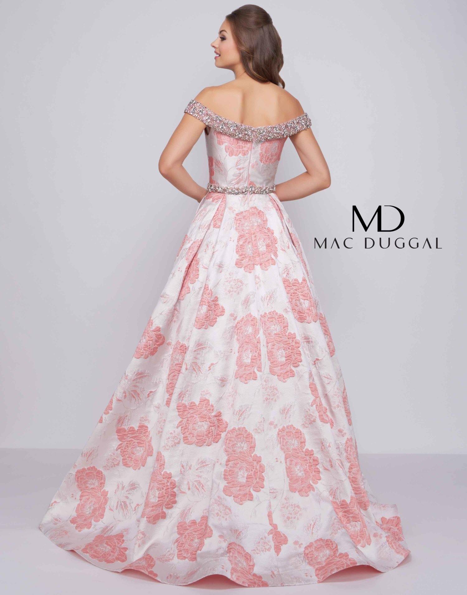 Mac Duggal 66710 Prom Long Off Shoulder Ballgown