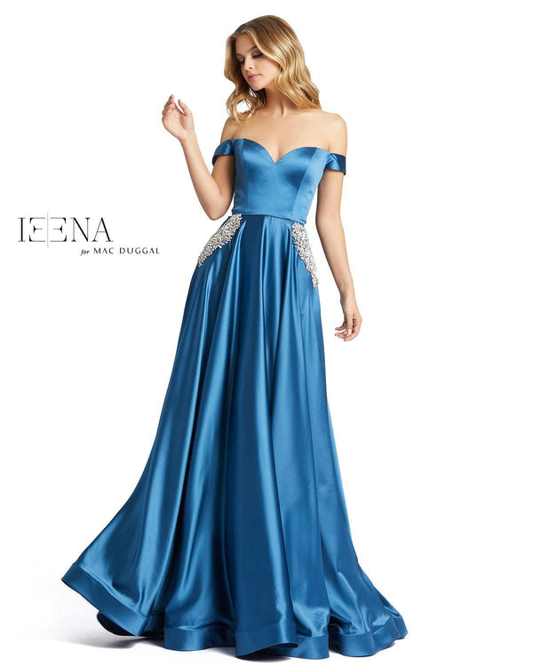 Prom Long Off Shoulder Dress Off Shoulder Detail Mac Duggal 55273