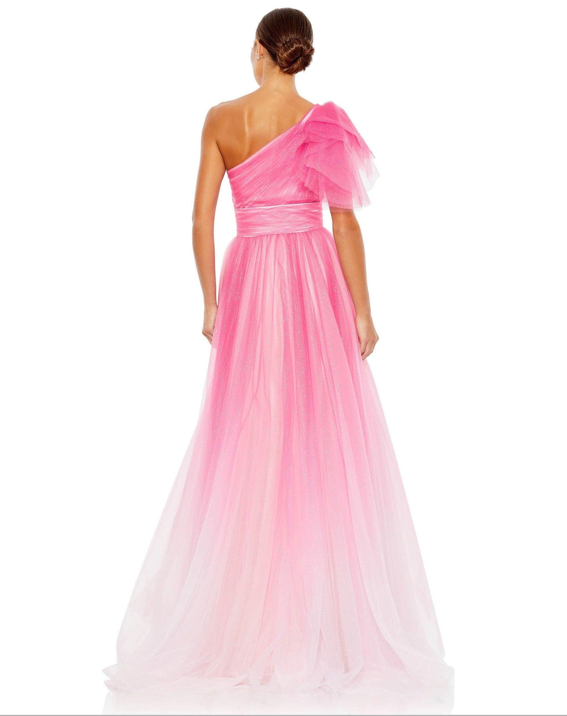 Mac Duggal 20377 Prom Long One Shoulder Ball Gown