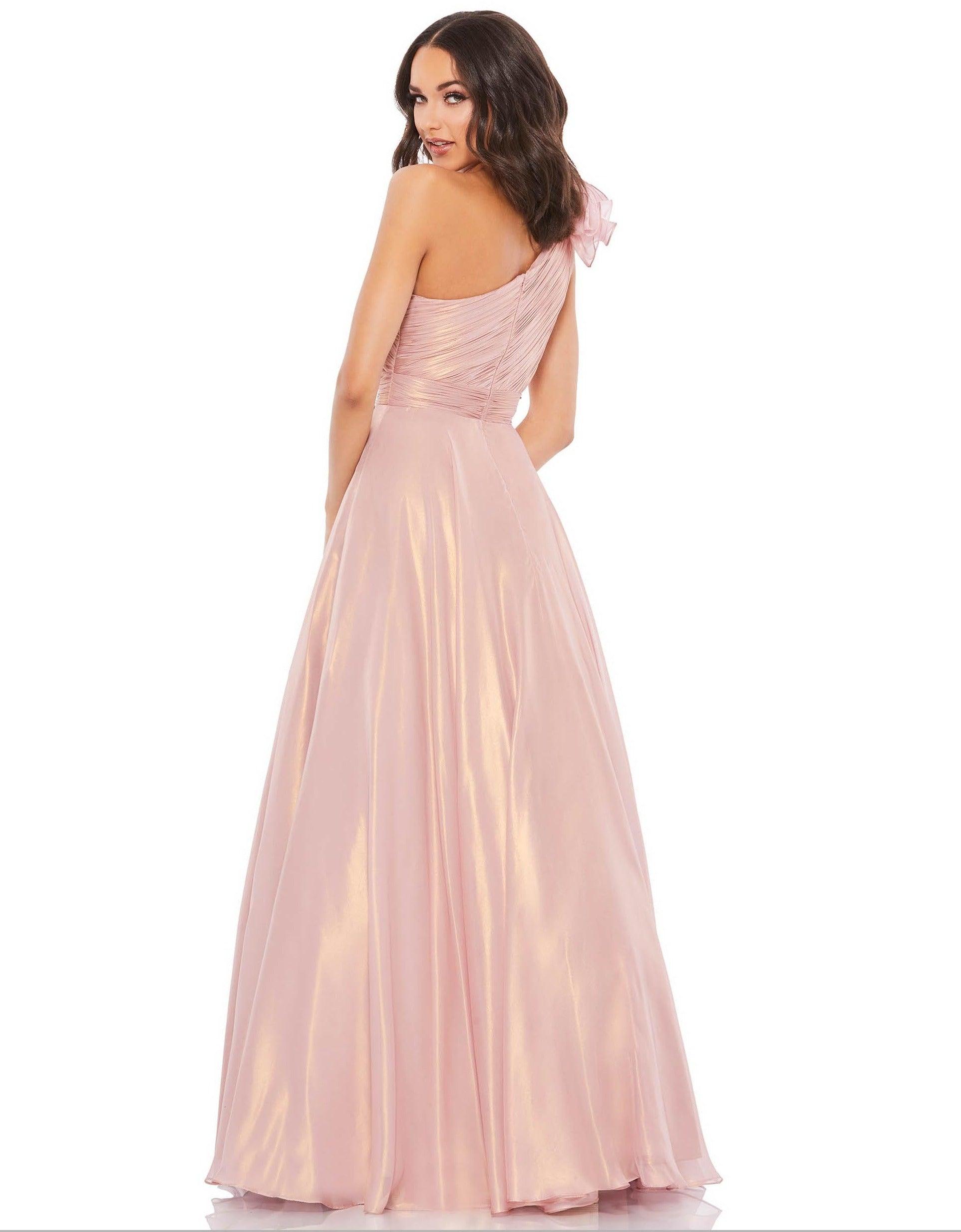 Mac Duggal 49252 Prom Long One Shoulder Ball Gown