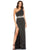 Mac Duggal Rhinestone One-Shoulder Column Gown 9107 - The Dress Outlet