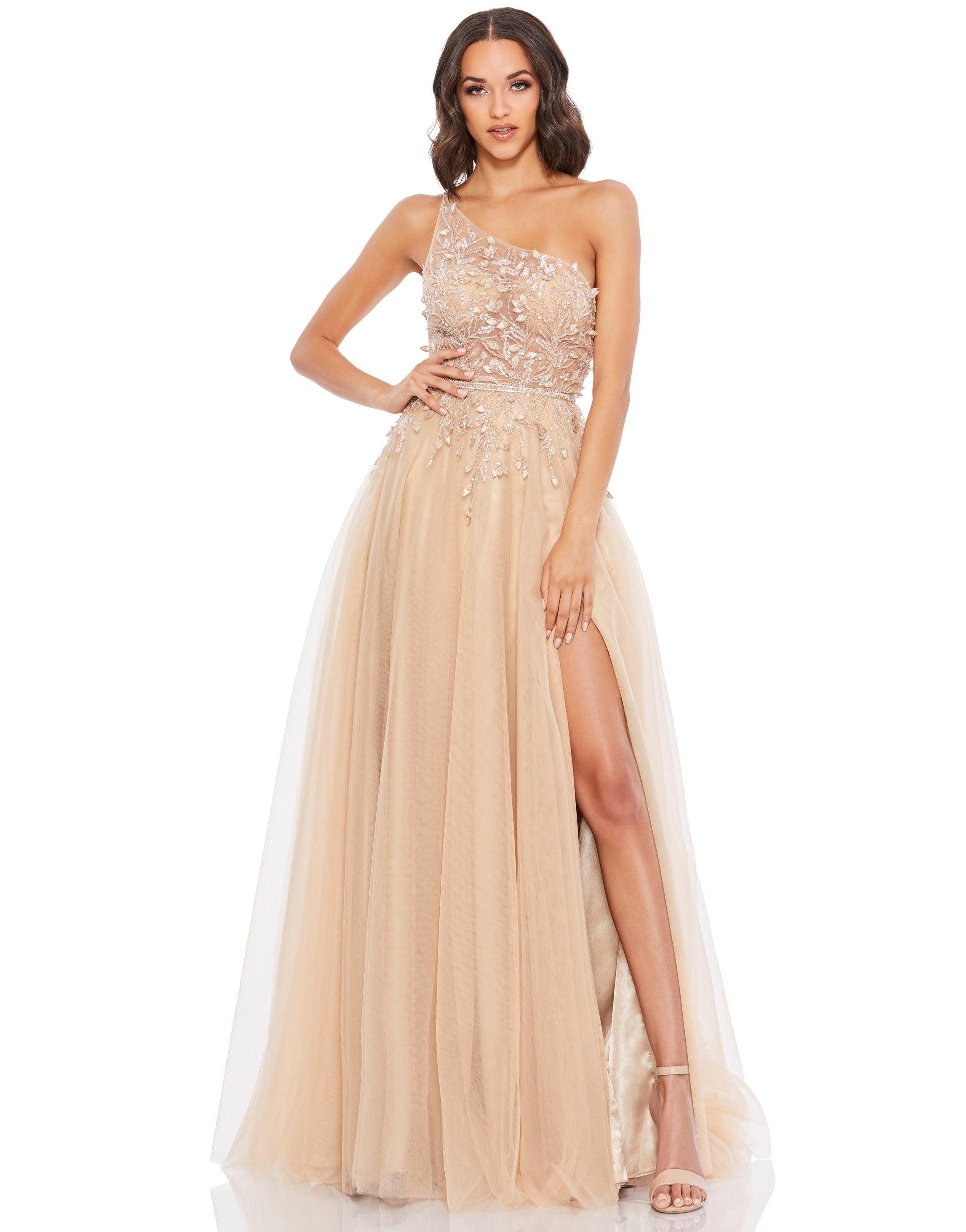 Mac Duggal Prom Long One Shoulder Formal Gown 11210 - The Dress Outlet
