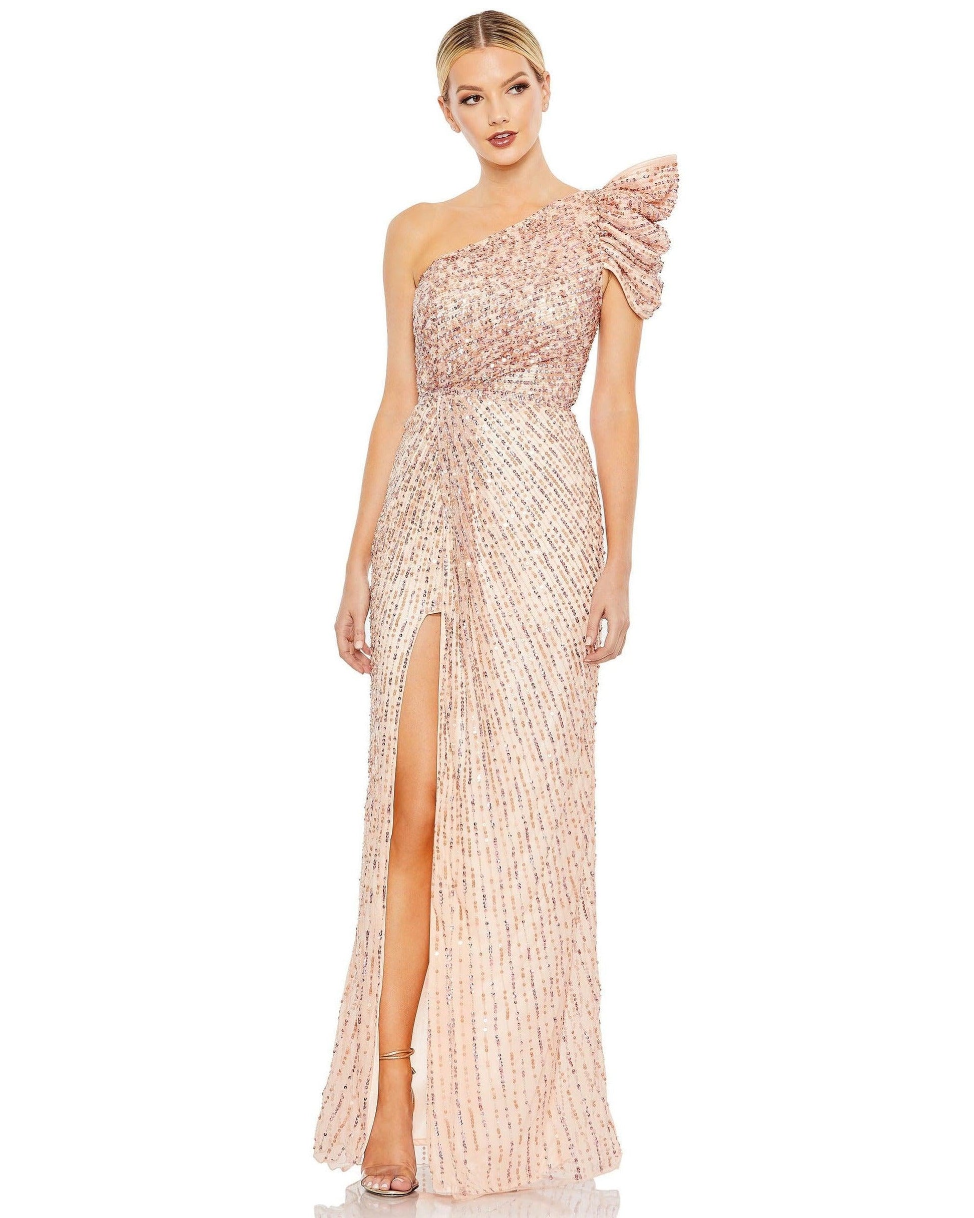 Mac Duggal 5622 Prom Long One Shoulder Formal Gown