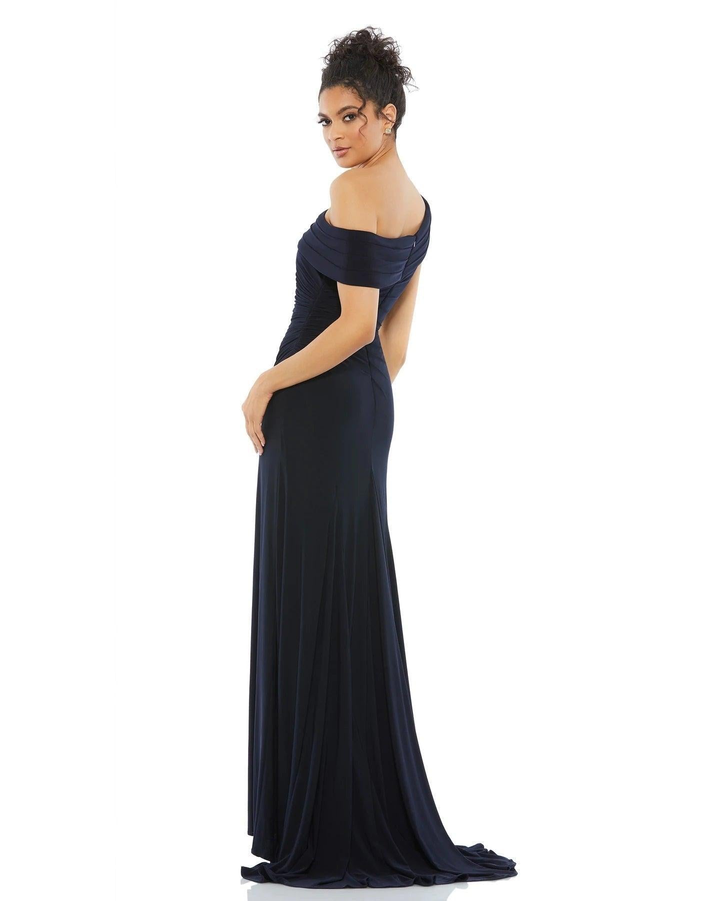 Mac Duggal Prom Long One Shoulder Formal Gown Sale