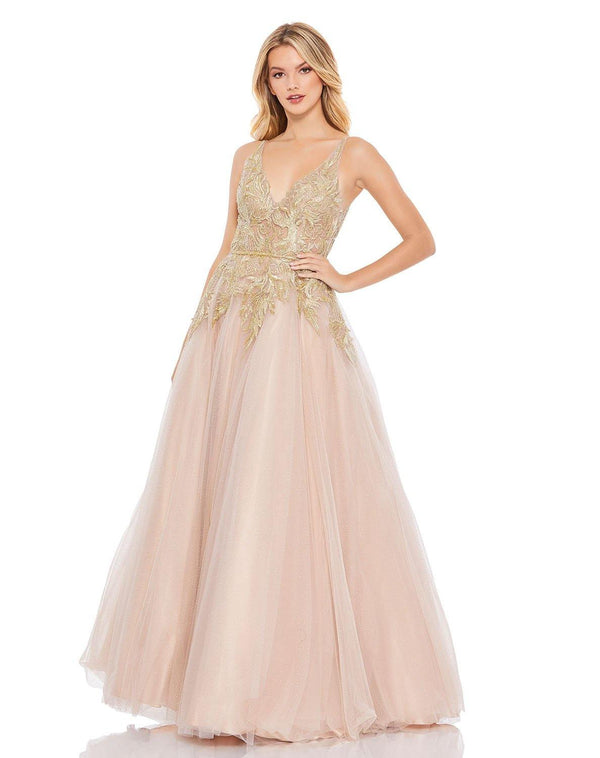 Prom Long Sleeveless Ball Gown Sleeveless Detail Mac Duggal 11170