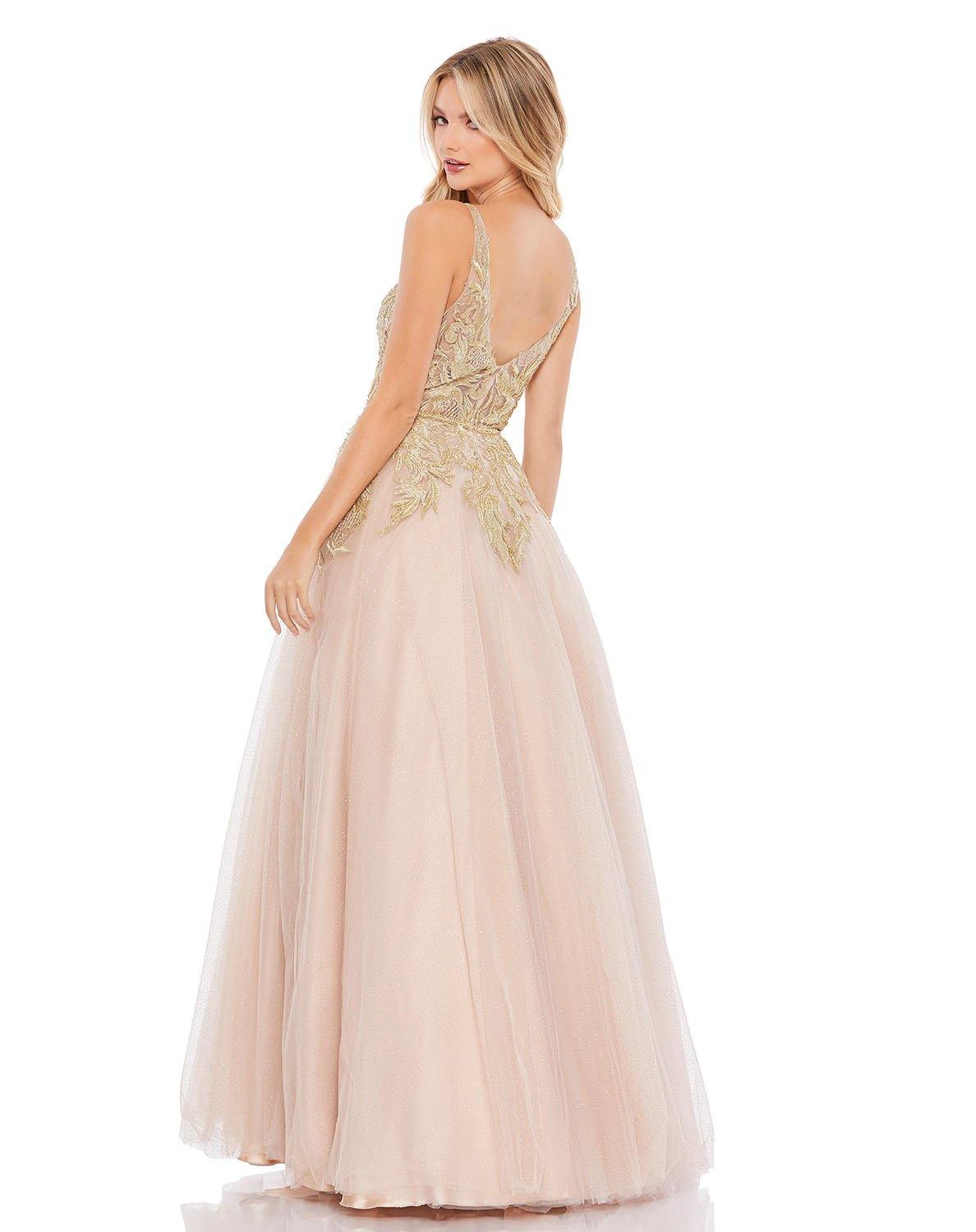 Mac Duggal 11170 Prom Long Sleeveless Ball Ball Gown