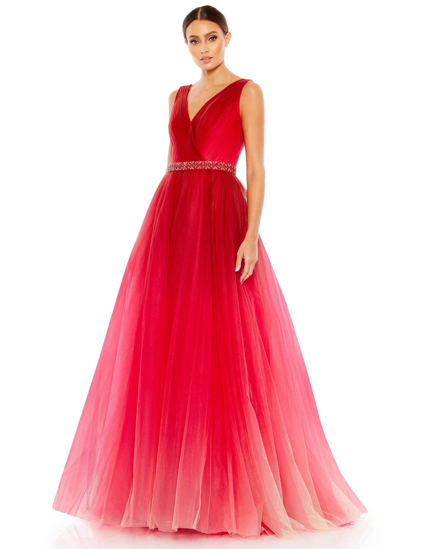 Mac Duggal Prom Long Sleeveless Ball Gown 20378 - The Dress Outlet