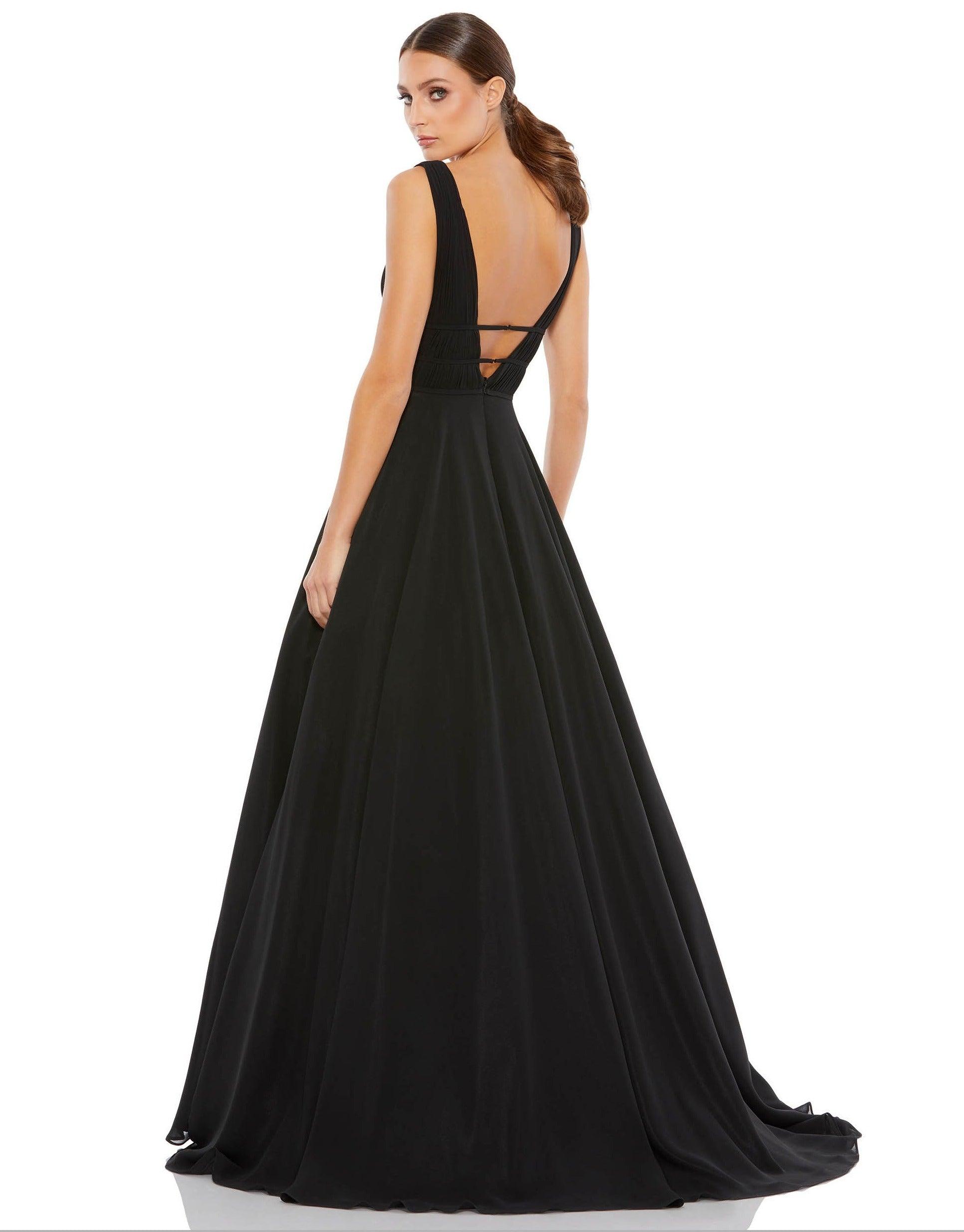 Mac Duggal 55379 Prom Long Sleeveless Ball Gown