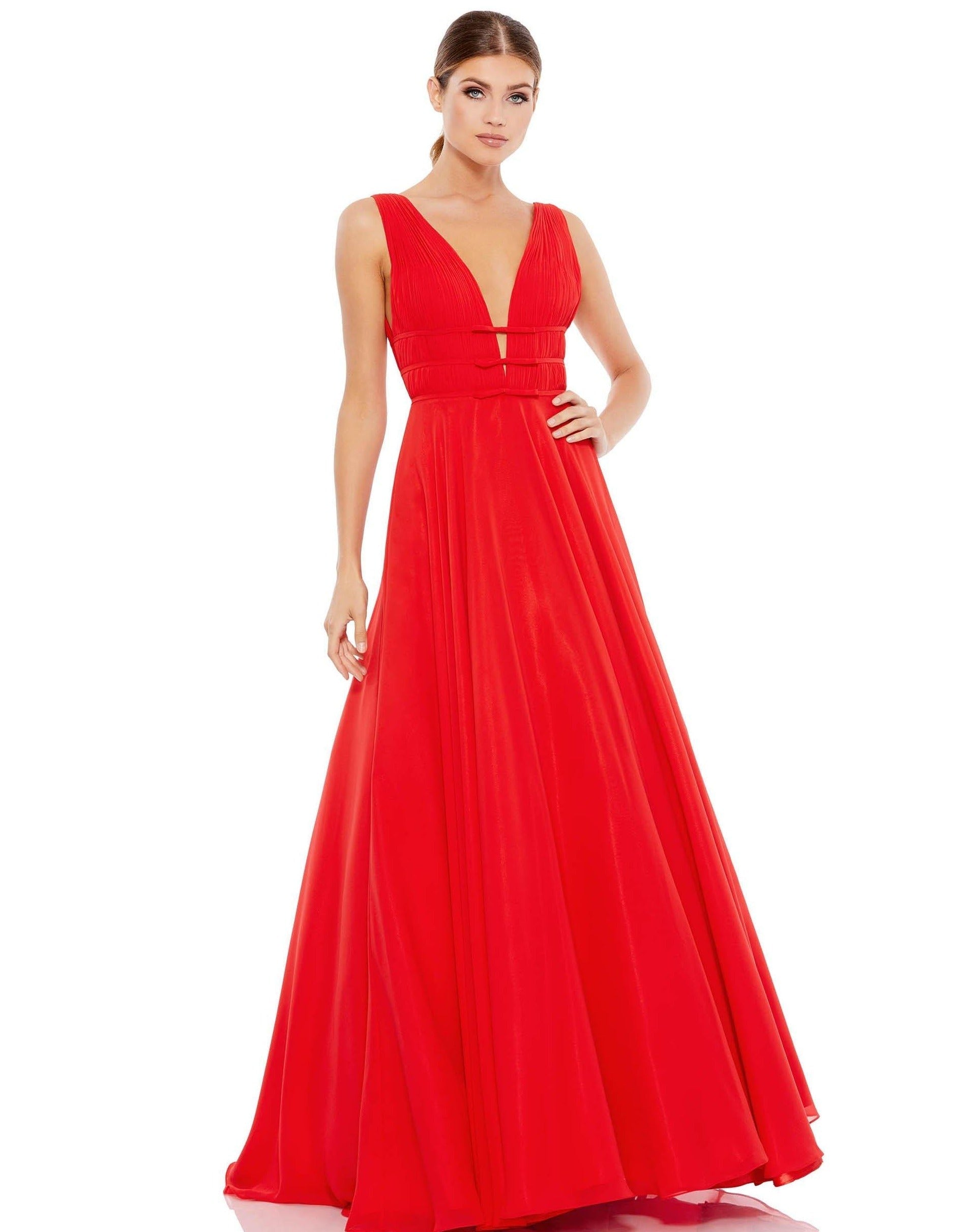 Mac Duggal 55379 Prom Long Sleeveless Ball Gown
