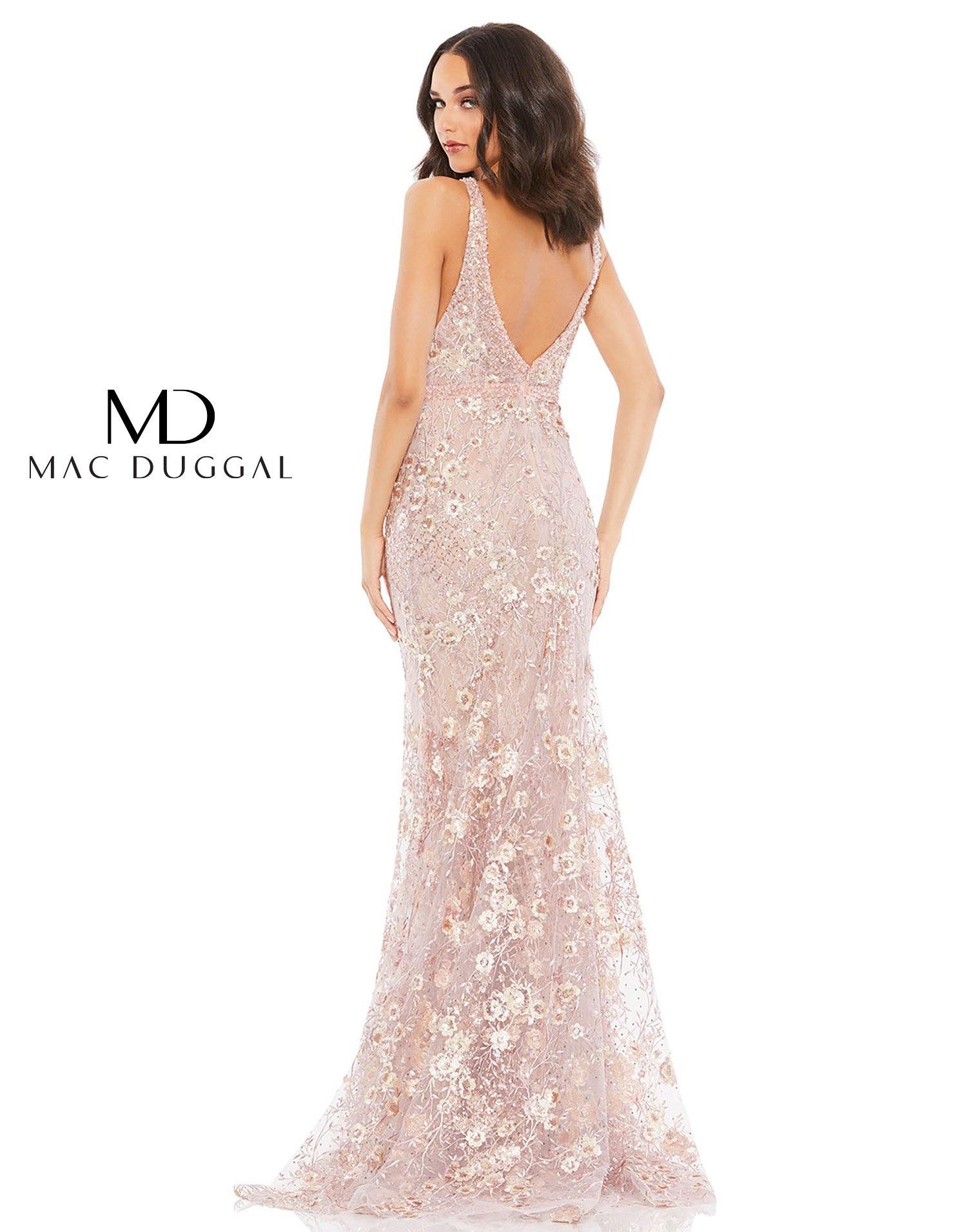 Mac Duggal 67481 Prom Long Sleeveless Formal Dress