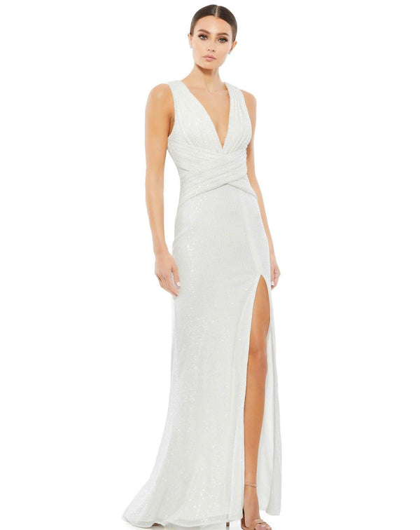 Mac Duggal Prom Long Sleeveless Sequins Gown Sale