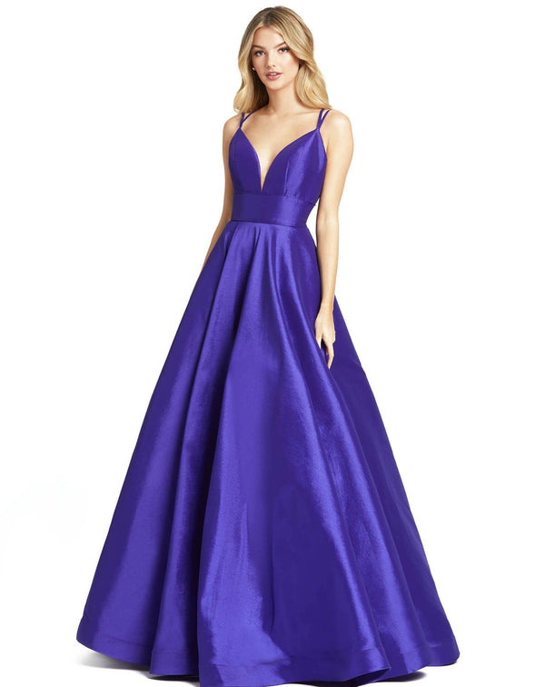 Prom Long Spaghetti Strap Ball Gown Spaghetti Straps Mac Duggal 67100