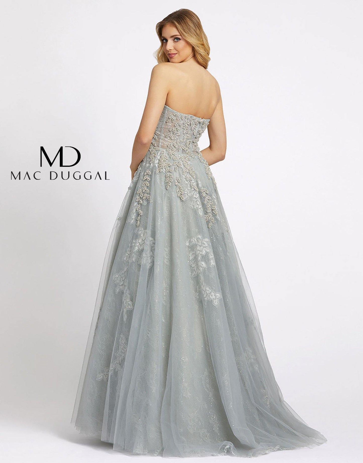Mac Duggal Prom Long Strapless Ball Gown 20192 - The Dress Outlet