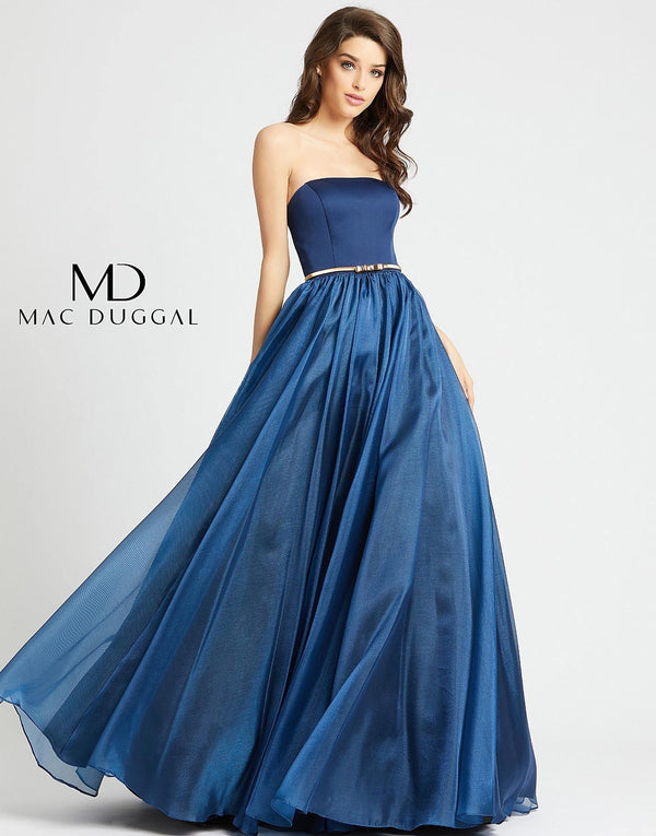 Prom Long Strapless Ball Gown Strapless Detail Mac Duggal 25943