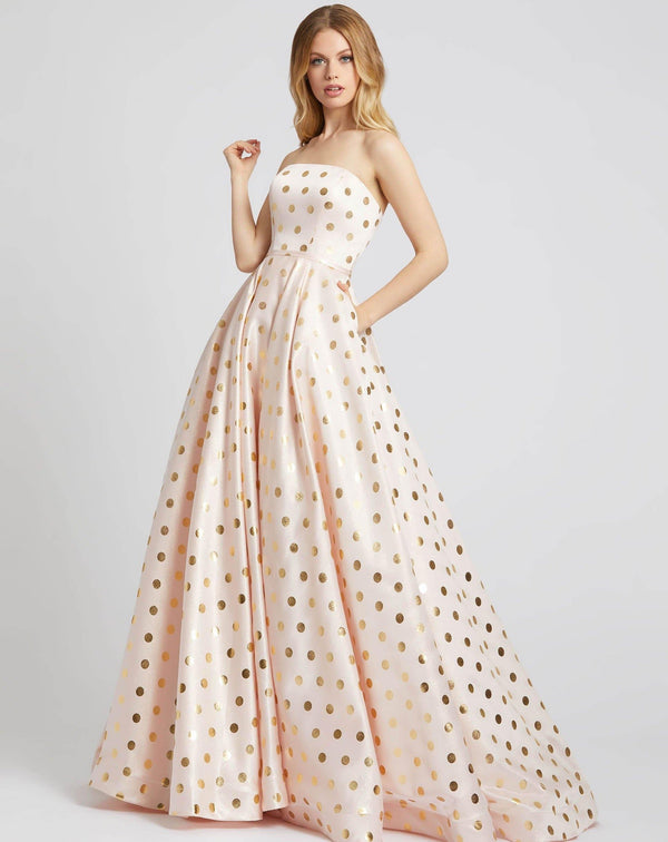 Prom Long Strapless Ball Gown Strapless Detail Mac Duggal 67093