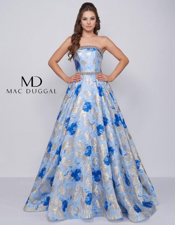 Prom Long Strapless Ball Gown Strapless Detail Mac Duggal 67602