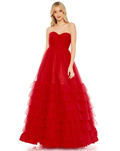 Mac Duggal Prom Long Strapless Ball Gown 67999 - The Dress Outlet