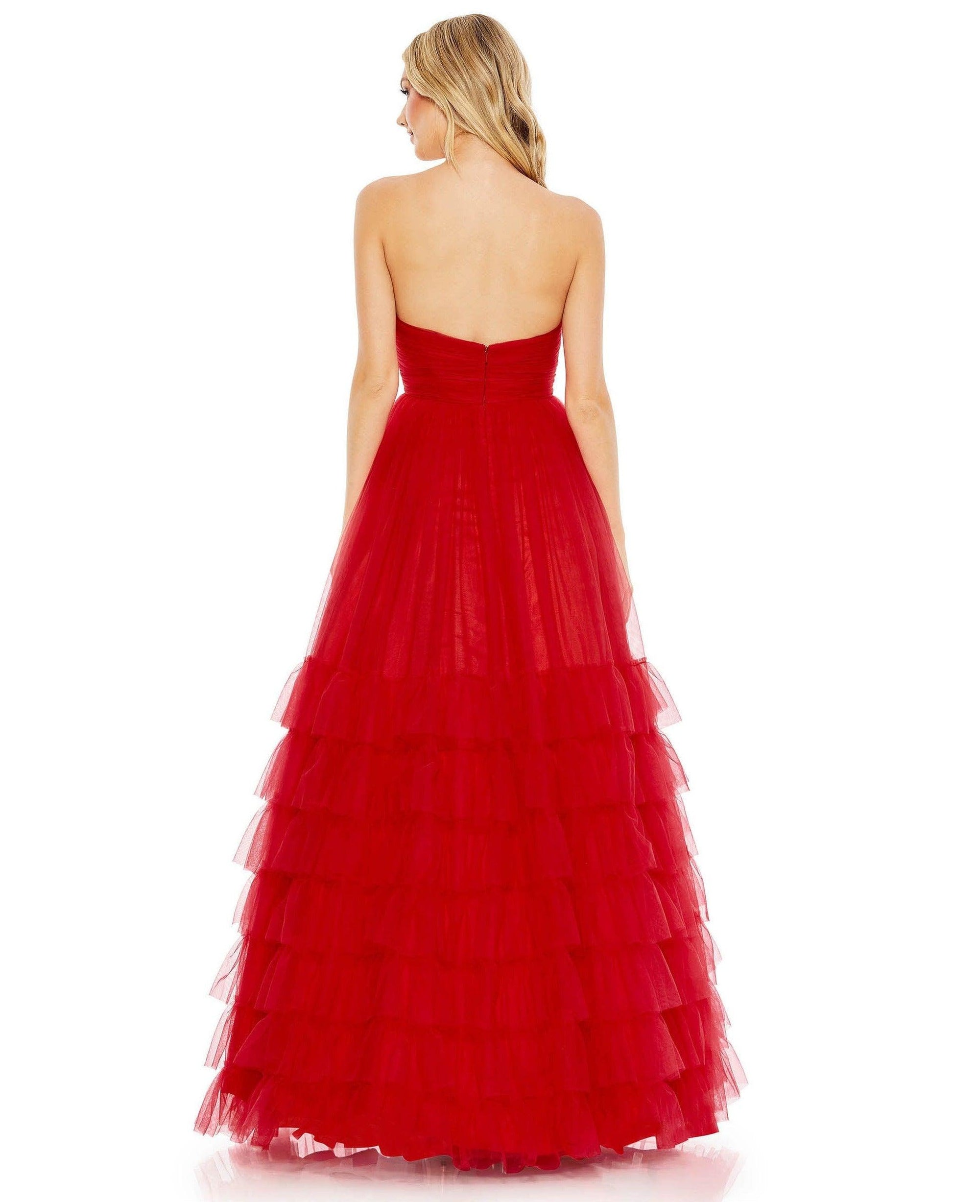 Mac Duggal 67999 Prom Long Strapless Ball Gown