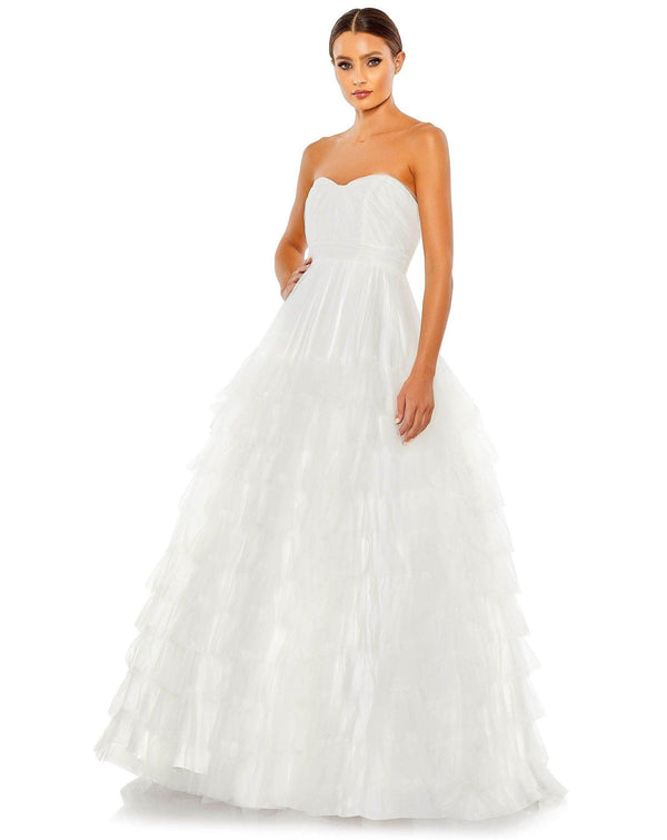 Prom Long Strapless Ball Gown Strapless Detail Mac Duggal 67999