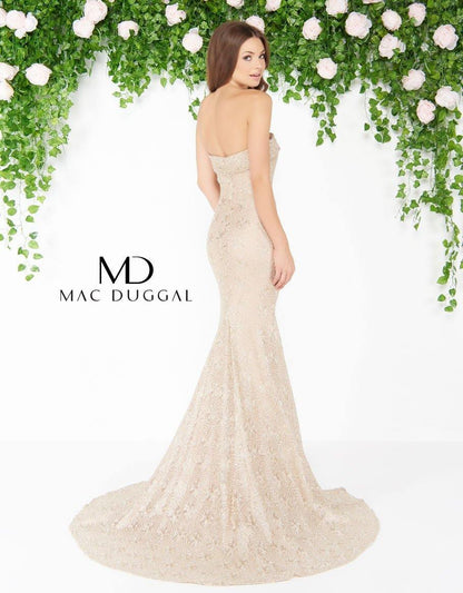 Mac Duggal Prom Long Strapless Dress Sale - The Dress Outlet
