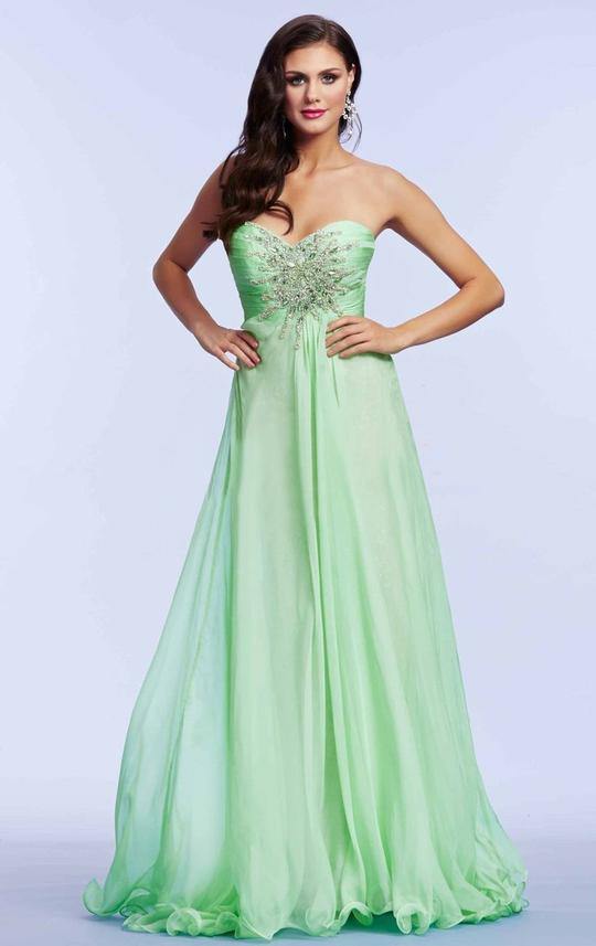 Prom Long Strapless Evening Dress Strapless Detail Mac Duggal 78437