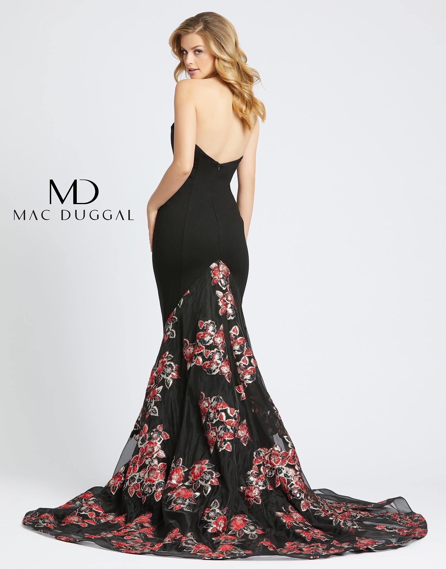 Mac Duggal 67673 Prom Long Strapless Formal Dress
