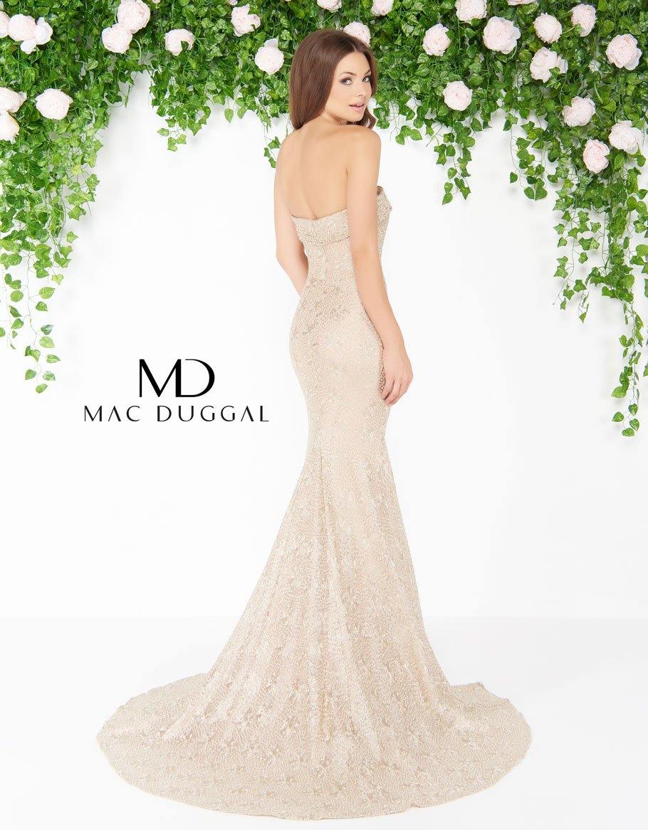 Mac Duggal 20084 Prom Long Strapless Mermaid Dress
