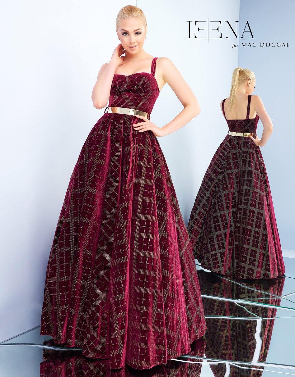 Mac Duggal 25949 Prom Long Velvet Ball Gown