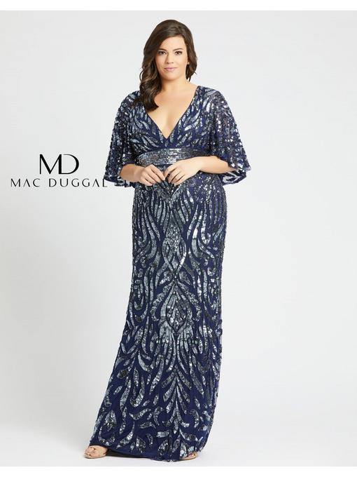 Mac Duggal Prom Plus Size Long Dress Sale - The Dress Outlet