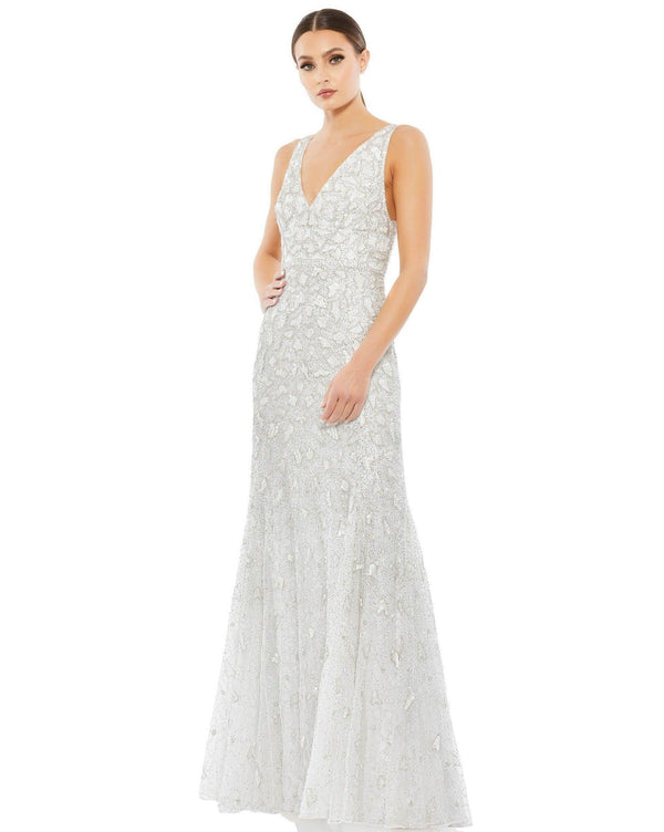 Prom Sleeveless Long Formal Gown Sleeveless Detail Mac Duggal 10814