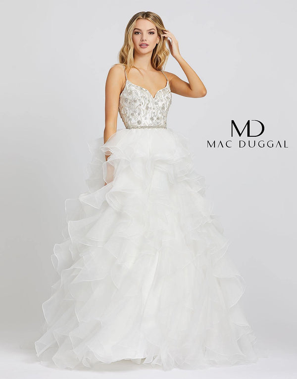 Prom Spaghetti Strap Long Ball Gown Spaghetti Straps Mac Duggal 48959
