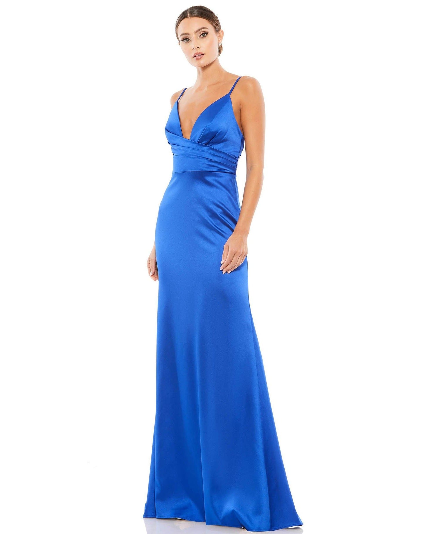 Mac Duggal Prom Spaghetti Strap Long Dress 26264 - The Dress Outlet