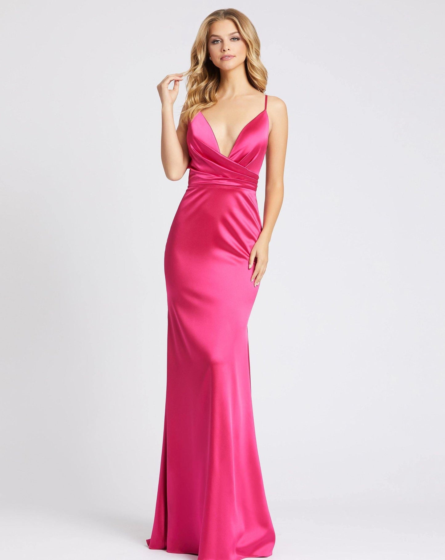 Mac Duggal Prom Spaghetti Strap Long Dress 26264 - The Dress Outlet