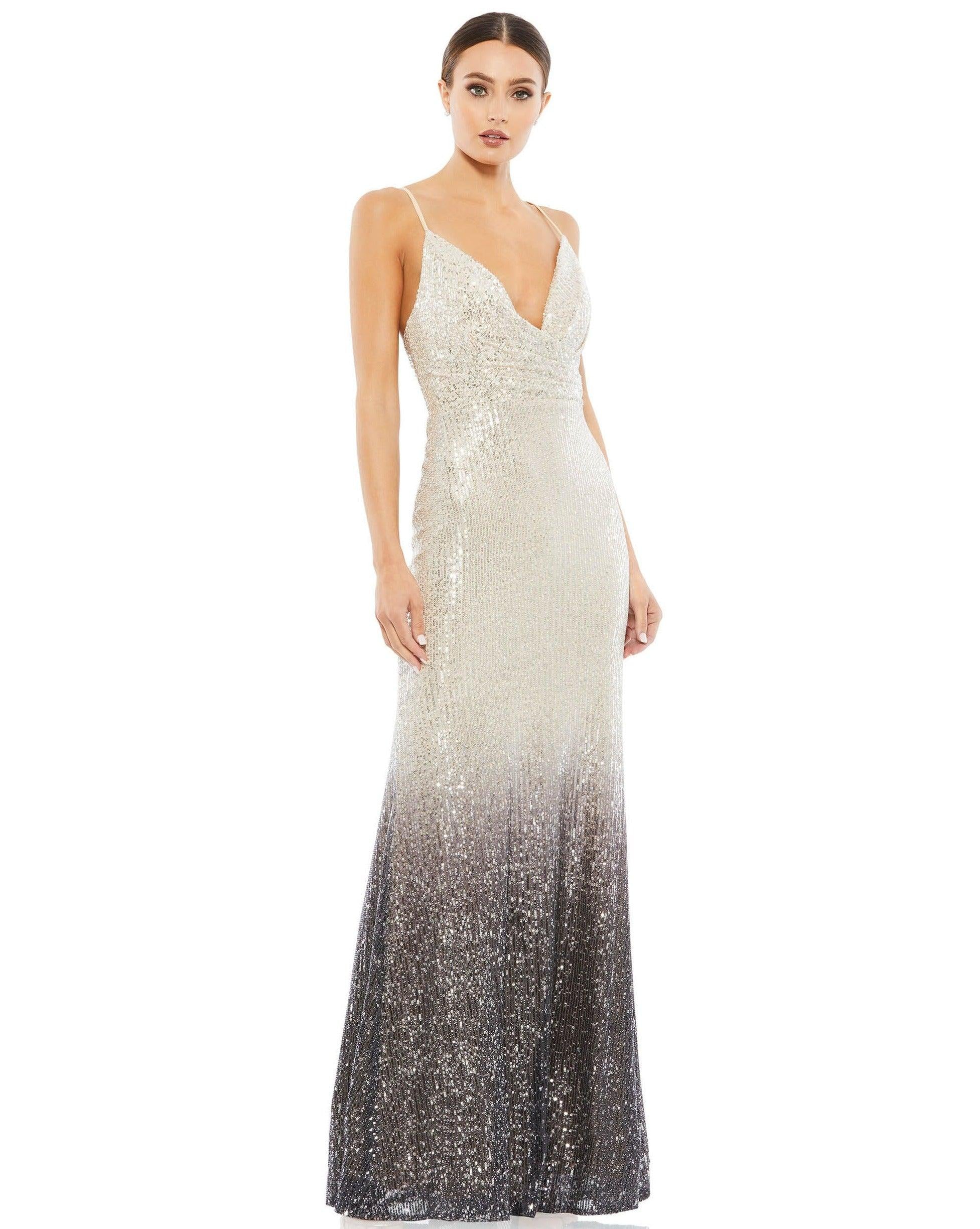 Prom Dresses Prom Spaghetti Strap Long Dress Charcoal