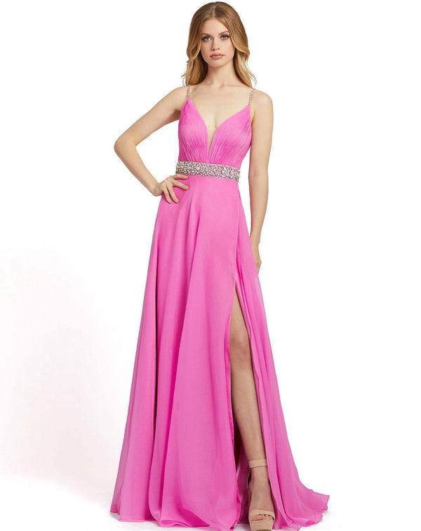 Prom Spaghetti Strap Long Dress Spaghetti Straps Mac Duggal 48896