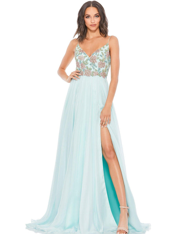 Prom Spaghetti Strap Long Dress Spaghetti Straps Mac Duggal 67790