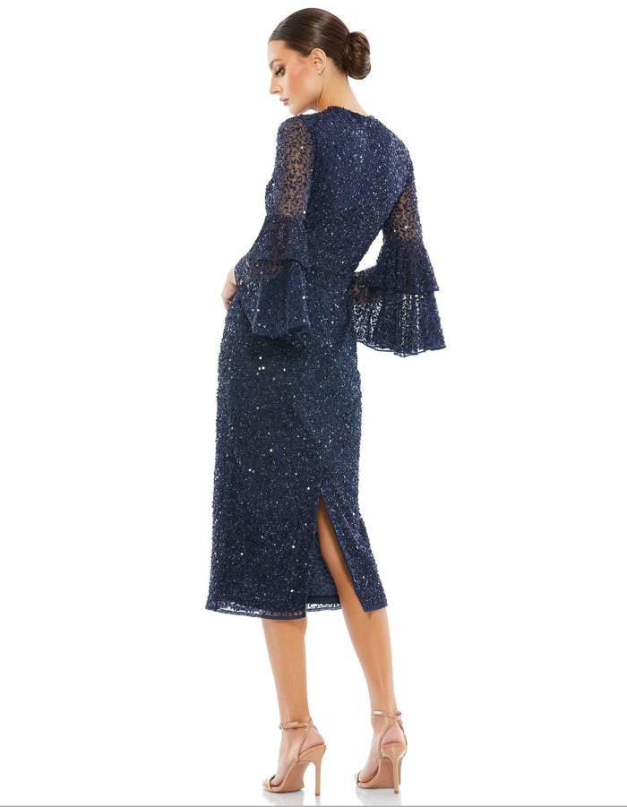 Mac Duggal Short 3/4 Sleeve Cocktail Dress Sale - The Dress Outlet