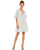 Mac Duggal Short Cape Sleeve Satin Dress 26605 - The Dress Outlet
