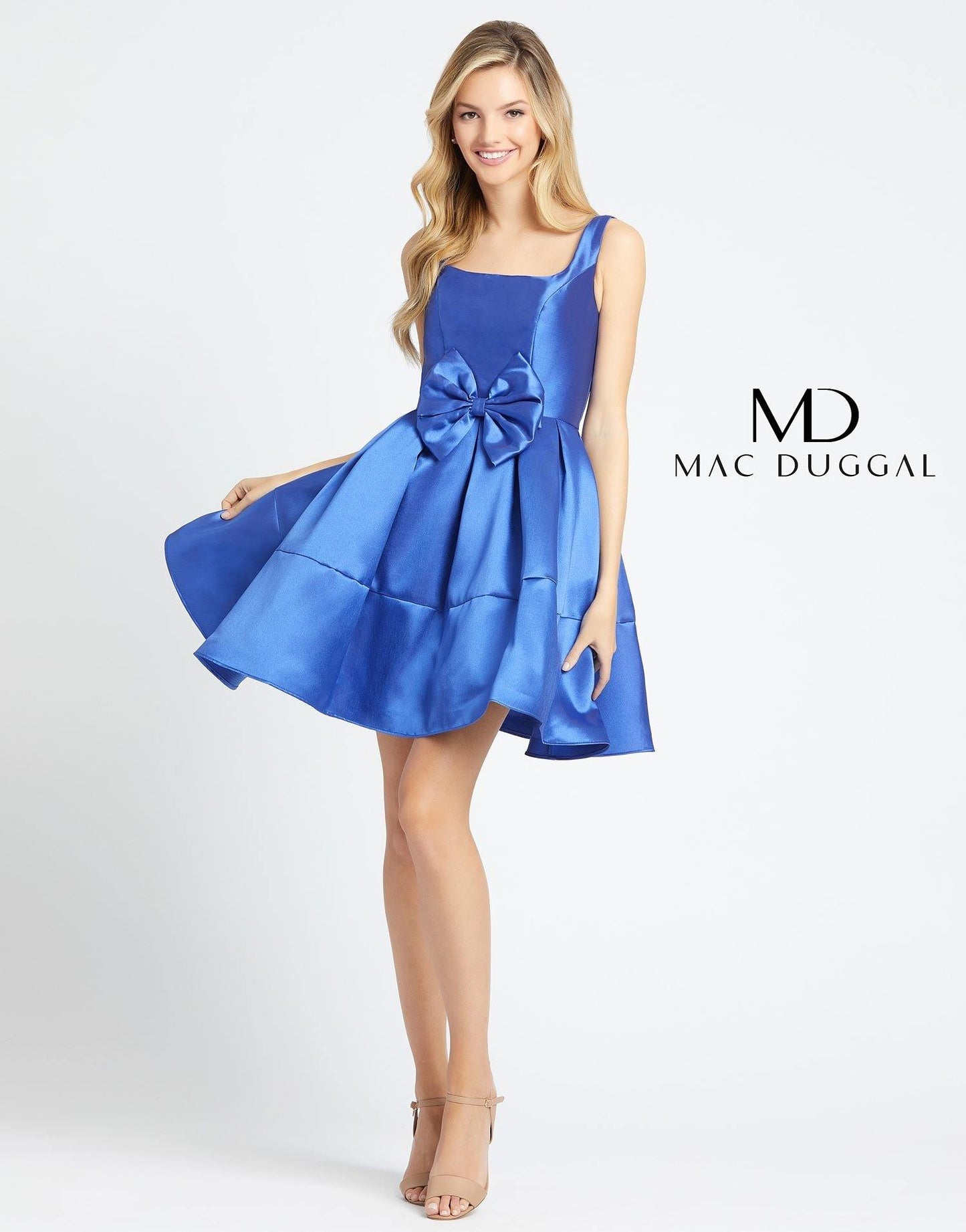 Mac Duggal Short Cocktail Sleeveless Dress 66571D - The Dress Outlet