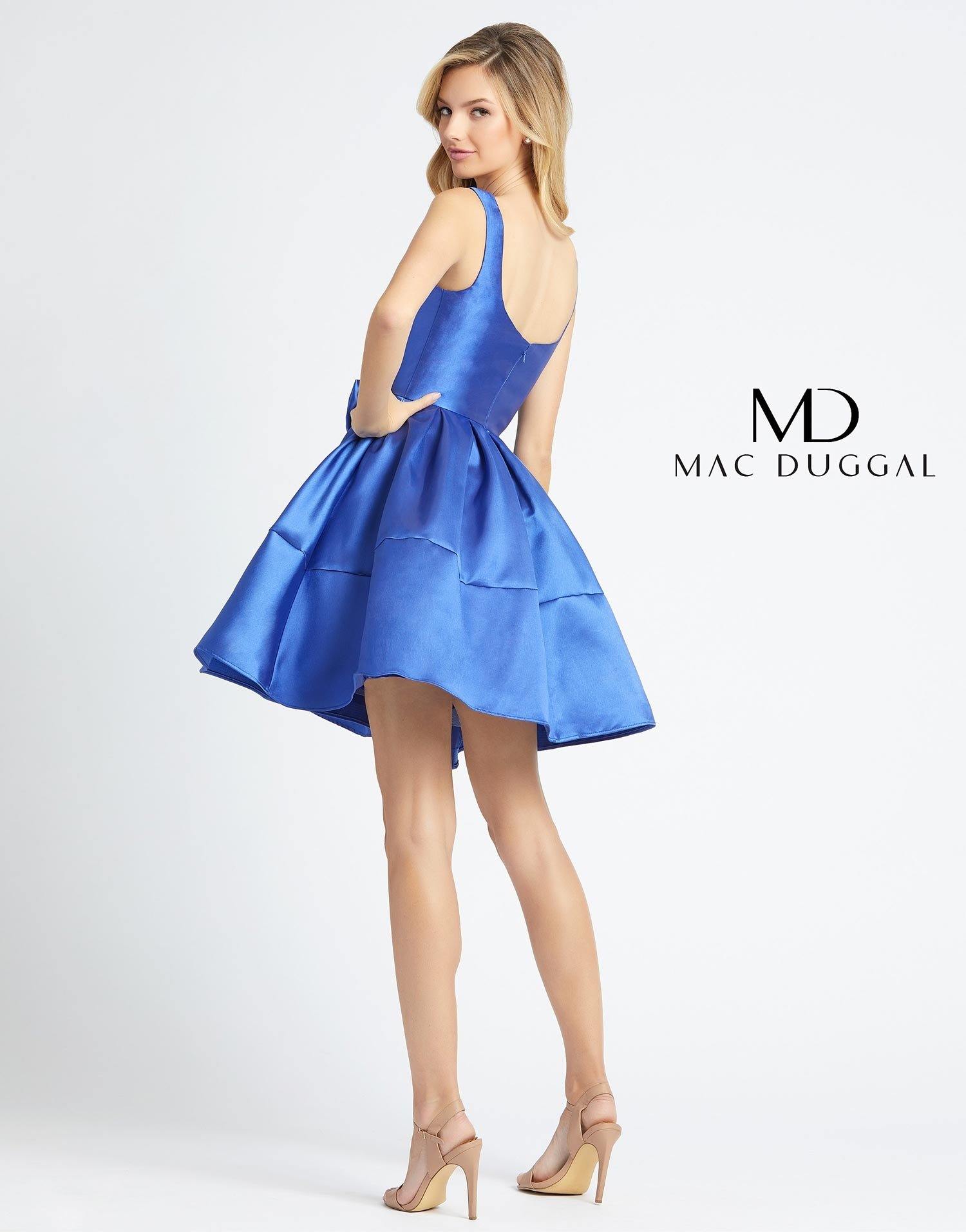Mac Duggal 66571 Short Cocktail Sleeveless Dress